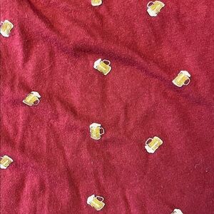 Beer T-shirt MEDIUM Burgundy